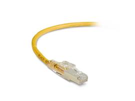 CAT6 250-MHz Locking Snagless Patch Cable S/FTP CM PVC YL 1FT