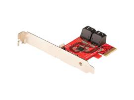 SATA PCIE CARD, 4 PORTS, 6GBPS, NON-RAID