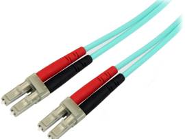 2M (6FT) LC/UPC TO LC/UPC OM3 MULTIMODE FIBER OPTIC CABLE, FULL DUPLEX 50/125 M