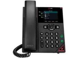 HP POLY VVX 250 4-LINE IP PHONE AND POE-ENABLED GSA/TAA-US