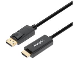 Manhattan 4K@60Hz DisplayPort to HDMI Cable DisplayPort Male to HDMI Male Cable,