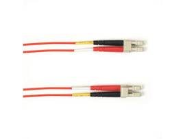 BLACK BOX CORP SM FO PATCH CABLE DUPLX, PVC, RED, LCLC