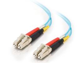 LEGRAND-ORTRONICS 12M LC/LC 10GB OM3 MULTIMODE AQUA FIBER