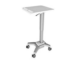 AMER HEIGHT ADJUSTABLE CART CLEAR SURFACE