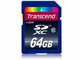 TRANSCEND 64G SDXC CRD CLASS10