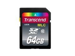 TRANSCEND 64G SDXC CLASS10 CRD (MLC), BULK