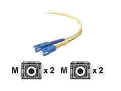BELKIN FIBER,SC/SC,15M,DUPLEX,8.3/125