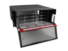 SIEMON FIBER, ENCLOSURE, LIGHTVERSE PRO, RACK MOUNT, 4U, SLIDING ACCESS, 16 OPENINGS, BLACK
