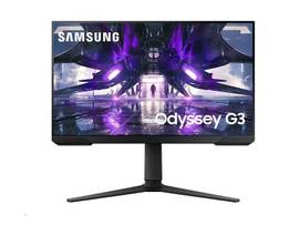 SAMSUNG 24IN FLAT FHD 16/9 BLACK MONITOR 1MS GTG144HZ