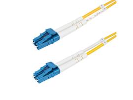 6M (19.7FT) LC TO LC (UPC) OS2 SINGLE MODE DUPLEX FIBER OPTIC CABLE, 9/125 M, 10