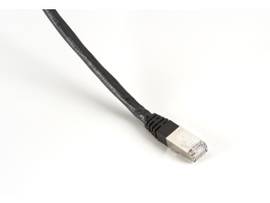 CAT6 400-MHz Molded Boot Solid Ethernet Patch Cable - Shielded (F/UTP), CMP Plen