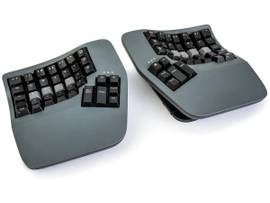 ADVANTAGE360 CONTOURED KEYBOARD - BLUETOOTH - BACKLIT - REQUIRES GITHUB FOR ZMK PROGRAMMING - PC/MAC - GATERON BROWN - QWERTY