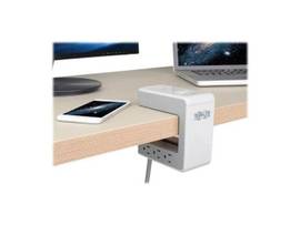 TRIPP LITE SURGE DESK CLAMP 6-OUT 2 USB-A; 1 USB-C