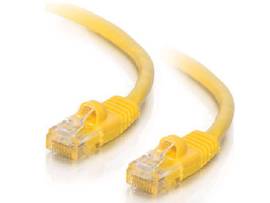 C2G 100FT CAT5E SNAGLESS UTP CBL-YLW