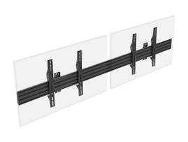 MONOPRICE COMMERCIAL SERIES 2X1 DISPLAY ADJUSTABLE TILT MENU BOARD TV WALL MOUNT FOR LED SCREENS BETWEEN 32IN TO 65IN_ MAX WEIGHT 66 LBS_ VESA