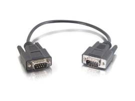 C2G 3FT DB9 M/M ALL LINES EXT CBL-BLK