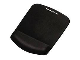 FELLOWES PLUSH TOUCH MOUSE PAD/WRIST RES - BLK