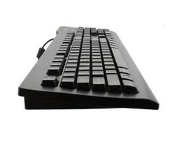 SEAL SHIELD SEAL CLEAN WATERPROOF KEYBOARD W/ KEY LOCKING FUNCTION - DISHWASHER SAFE - ISO / QWERTY / DENMARK / QUICK CONNECT USB CABLE / BLACK - CE /