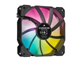 CORSAIR SP SERIES, SP120 RGB ELITE, 120MM RGB LED FAN WITH AIRGUIDE, TRIPLE PACK WITH LIGHTING NODE CORE