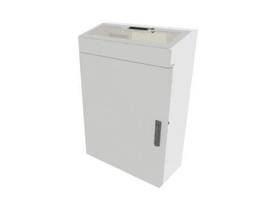 MIDDLE ATLANTIC VWM DOOR W/PLEXI 42 H X 16 D WHT