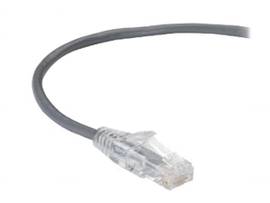 BLACK BOX CORP SLIM-NET CAT6A PATCH CABLE GREY 3FT