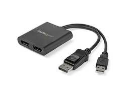 STARTECH DISPLAYPORT TO DISPLAYPORT MULTI MONITOR SPLITTER - 2-PORT MST HUB - DP 1.2 TO 2X DP MST HUB
