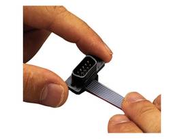 BLACK BOX CORP RIBBON IDC CONNECTOR DB9 MALE