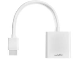 ROCSTOR ROCSTOR HDMI TO VGA ADAPTER CONVERTER M/F - 6IN- FOR ULTRABOOK, LAPTOP,