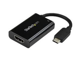 Black USB Type C (DP 1.2 Alt Mode) to HDMI 2.0 video display adapter converter 4