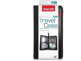 MAXELL CD LEATHER TRAVEL PORTFOLIO CASE 64