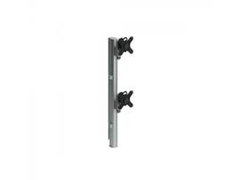 ATDEC DUAL VERT HD POST MOUNT H WHITE