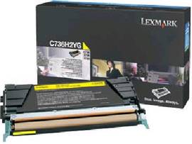 LEXMARK TONER CART C736/X736/X738 YELL