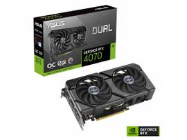 ASUS GEFORCE DUAL-RTX4070-O12G-EVO OC 12GB GDDR6X 192 BIT 2550MHZ
