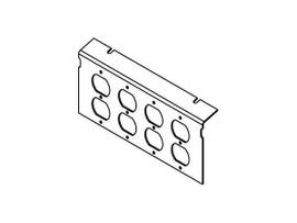 LEGRAND-WIREMOLD AC10105 PLATE FOR 4 DUP D
