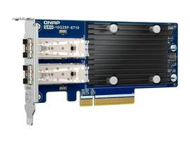 QNAP DUAL-PORT SFP+ 10GBE NETWORK EXPANSION CARD; LOW-PROFILE FORM FACTOR; PCIE GEN3 X8