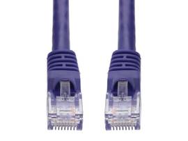 30ft RJ-45 (Male) to RJ-45 (Male) Straight Purple Cat6A UTP PVC Copper Patch Cab