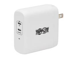 TRIPP LITE CHARGER USB C WALL 2-PORT 68W WHITE
