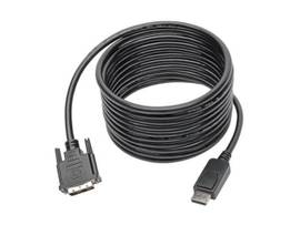 DisplayPort to DVI-D Adapter Cable   M/M, DP w/Latches, 1920 x 1200 (1080p) @ 60