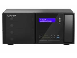 QNAP 8 BAY NVR, 8CH (MAX CHANNELS: 24), VMS BUILT-IN, IP SURVEILLANCE, 14 1GBE RJ45 POE PORTS, 2  1GBE COMBO SFP/RJ45 COMBO PORTS. 2 2.5 GBE RJ45 PORT