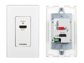 KRAMER WP-3H2/US-D(W) US-D SIZE WALL PLATE EXTENDER WHT DECORA DESIGN FRAME SET
