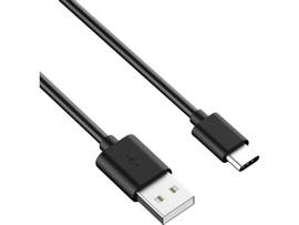 AXIOM USB 3.0 TYPE-A TO USB TYPE-C ROUND CABLE M/M 3FT