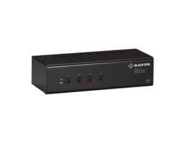 BLACK BOX CORP 4 PORT DUAL HEAD HDMI/DPUSB3AUDIOKVM SWITCH