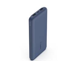 BELKIN 10K POWER BANK, USB-A & C 15W, BLUE