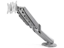 DESK MOUNT DUAL MONITOR ARM W/ USB/AUDIO