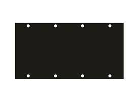 MIDDLE ATLANTIC RCK ACCORIES DBL UCP BLANK PNL
