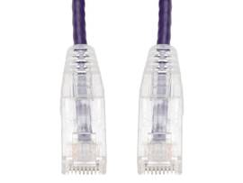 ADD-ON 11FT RJ-45 M/M CAT6 PURPLE CU PATCH CBL