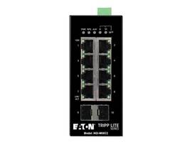 TRIPP INDUSTRIAL GBE SWITCH 8PORT MANAGED 2SFP
