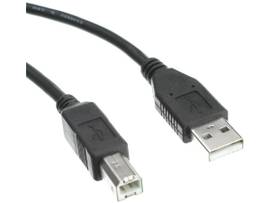 AXIOM USB 2.0 TYPE-A TO USB TYPE-B CABLE M/M 3FT