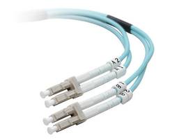 BELKIN FIBER,LC/LC,50M,LO MMD,AQUA,10GB,50/125