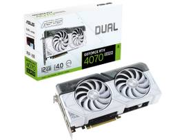 ASUS GEFORCE DUAL-RTX4070S-12G-WHITE 12GB GDDR6X 192 BIT 2475 MHZ